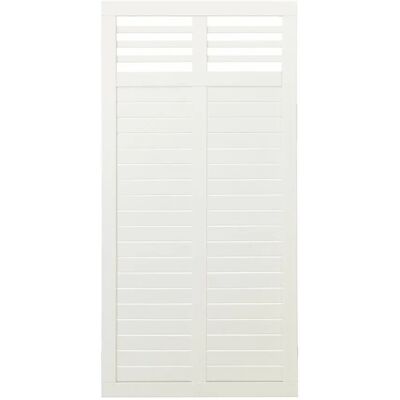Plus Sichtschutzzaun Decora Nadelholz Weiß 90 cm x 180 cm Plus Sichtschutzzaun Decora Nadelholz Weiß 90 cm x 180 cm
