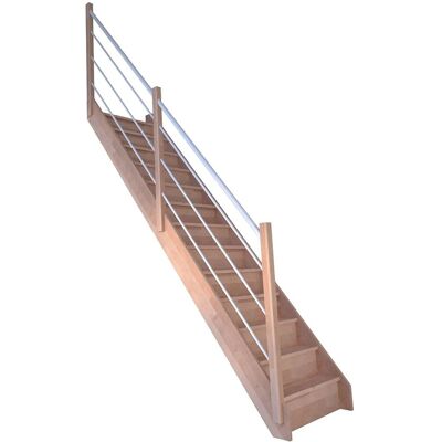 Starwood Rhodos Massivholz Treppe - 13 Stufen, Beige, Max 300cm Höhe Starwood Rhodos Massivholz Treppe - 13 Stufen, Beige, Max 300cm Höhe