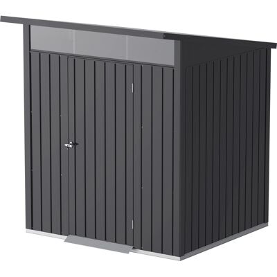Duramax Metallgerätehaus Palladium 6x5 Anthrazit 198,6 cm x 228,9 cm x 196,5 cm Duramax Metallgerätehaus Palladium 6x5 Anthrazit 198,6 cm x 228,9 cm x 196,5 cm