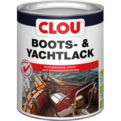 Clou Yachtlack Transparent glänzend 750 ml Clou Yachtlack Transparent glänzend 750 ml