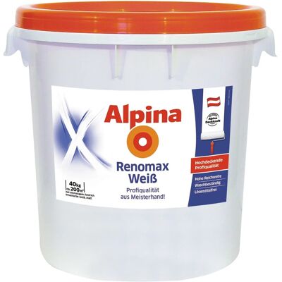 Alpina Renomax Weiß matt 40 kg Alpina Renomax Weiß matt 40 kg