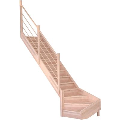 StarWood Treppen Treppe Mykonos Pro Buche Gewendelt L 80 cm Setzstufen Holz-Design-Geländer FSC® StarWood Treppen Treppe Mykonos Pro Buche Gewendelt L 80 cm Setzstufen Holz-Design-Geländer FSC®