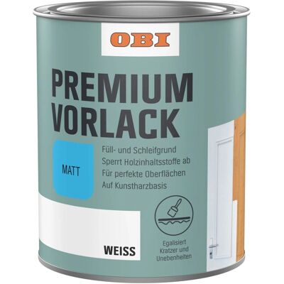 OBI Premium Vorlack Weiß matt 750 ml OBI Premium Vorlack Weiß matt 750 ml