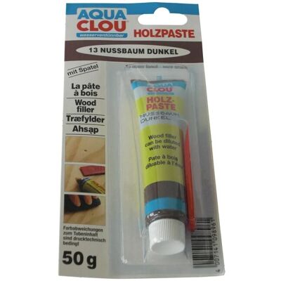 Clou Holzpaste wasserverdünnbar Nussbaum Dunkel 60 g Clou Holzpaste wasserverdünnbar Nussbaum Dunkel 60 g