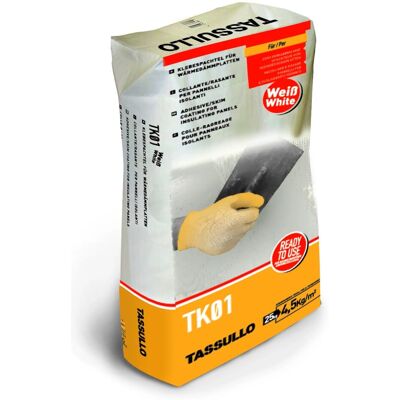 Tassullo Klebspachtel TK01 Weiß 25 kg Tassullo Klebspachtel TK01 Weiß 25 kg