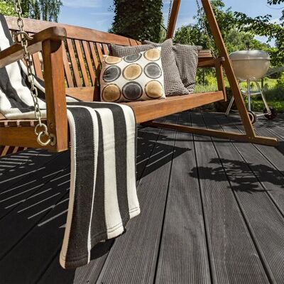 Home Deluxe WPC-Terrassendielen Samana Anthrazit 12 m² Home Deluxe WPC-Terrassendielen Samana Anthrazit 12 m²