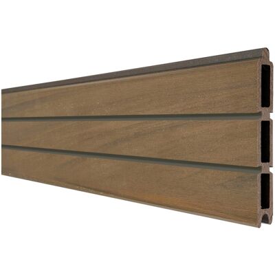 GroJa Einzelprofil Solid Rhombus 180 cm x 30 cm Teak Co-Extrudiert GroJa Einzelprofil Solid Rhombus 180 cm x 30 cm Teak Co-Extrudiert