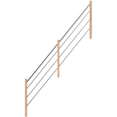 StarWood Treppen StarWood Holz-Edelstahl-Geländer Buche Rechts FSC® StarWood Treppen StarWood Holz-Edelstahl-Geländer Buche Rechts FSC®