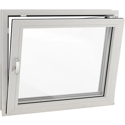 Roro Fenster Eco Kunststoff-Profil Weiß 60 cm x 50 cm DIN R Roro Fenster Eco Kunststoff-Profil Weiß 60 cm x 50 cm DIN R