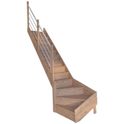 STARWOOD Eiche Wendeltreppe - 13 Stufen - Max. 300cm Höhe STARWOOD Eiche Wendeltreppe - 13 Stufen - Max. 300cm Höhe