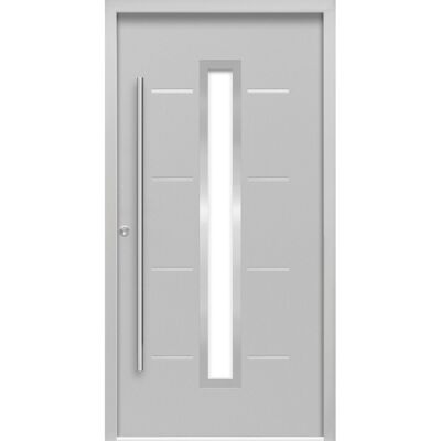 Splendoor Thermospace Haustür Thermospace Milano Prime 110 cm x 210 cm Grau Anschlag L Splendoor Thermospace Haustür Thermospace Milano Prime 110 cm x 210 cm Grau Anschlag L