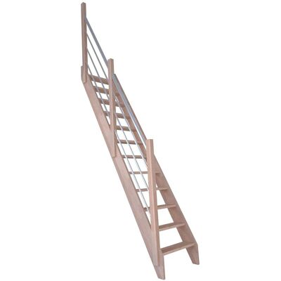 StarWood Treppen StarWood Treppe Buche 3000 Holz-Edelstahl-Geländer Links FSC® StarWood Treppen StarWood Treppe Buche 3000 Holz-Edelstahl-Geländer Links FSC®