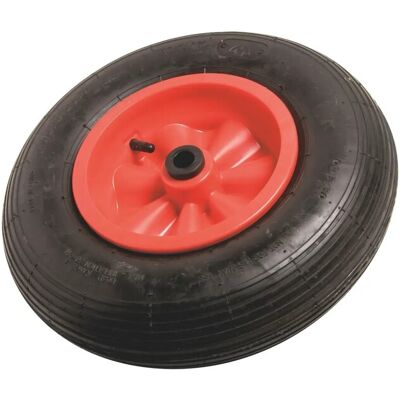 OBI Luftrad mit Kunststofffelge Rillenprofil Ø 400 mm 200 kg Rot-Schwarz OBI Luftrad mit Kunststofffelge Rillenprofil Ø 400 mm 200 kg Rot-Schwarz