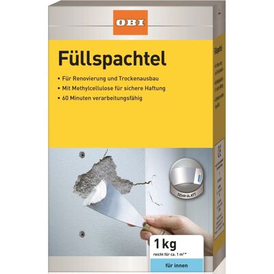OBI Füllspachtel Weiß 1 kg OBI Füllspachtel Weiß 1 kg