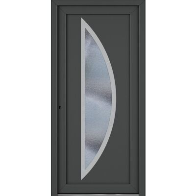 Roro Haustür OKE 1104 Kunststoff Weiß-Anthrazit 100 cm x 210 cm DIN L Roro Haustür OKE 1104 Kunststoff Weiß-Anthrazit 100 cm x 210 cm DIN L