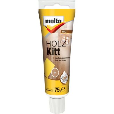 Molto Holz Kitt für Innen und Außen Teak 75 g Molto Holz Kitt für Innen und Außen Teak 75 g
