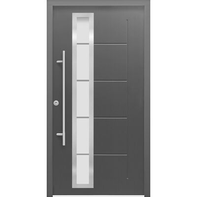 Splendoor Thermospace Sicherheits-Haustür ThermoSpace Prime Paris RC2 Komfort Anthrazit 100 x 210 cm L Splendoor Thermospace Sicherheits-Haustür ThermoSpace Prime Paris RC2 Komfort Anthrazit 100 x 210 cm L