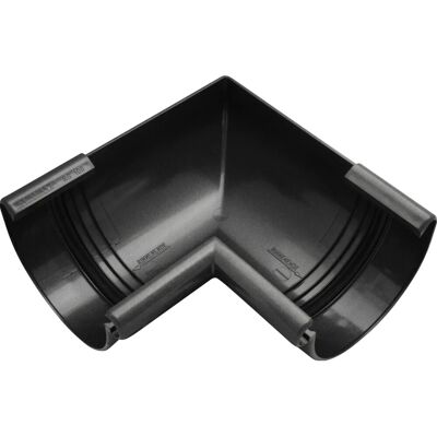 Marley Rinnenwinkel RG 75 innen Anthrazit-Metallic Halbrund Marley Rinnenwinkel RG 75 innen Anthrazit-Metallic Halbrund