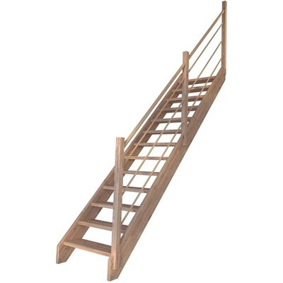 StarWood Treppen Treppe Mykonos Eiche Gerade Holz-Design-Geländer Rechts FSC® StarWood Treppen Treppe Mykonos Eiche Gerade Holz-Design-Geländer Rechts FSC®