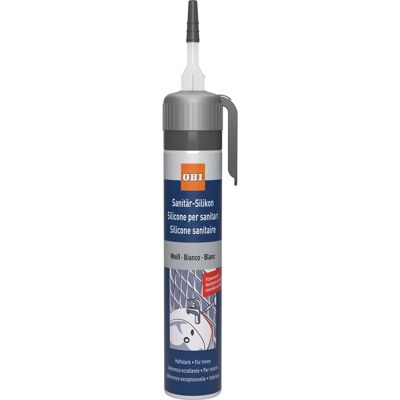 OBI Sanitär-Silikon Weiß 100 ml OBI Sanitär-Silikon Weiß 100 ml