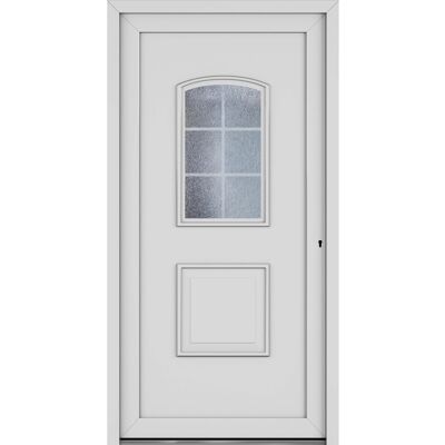 Roro Haustür OKE 1101 Kunststoff Weiß 110 cm x 210 cm DIN R Roro Haustür OKE 1101 Kunststoff Weiß 110 cm x 210 cm DIN R