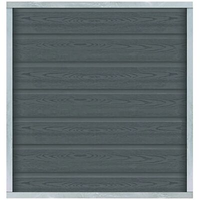 Plus Holz Vorgartenzaun Artura WPCSchiefergrau 90 cm x 95 cm Plus Holz Vorgartenzaun Artura WPCSchiefergrau 90 cm x 95 cm