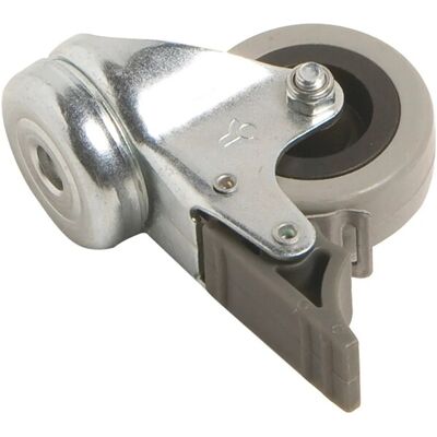 OBI App.-Lenkrolle mit Rückenloch, Feststeller und Gleitlager Ø 50 mm 45 kg OBI App.-Lenkrolle mit Rückenloch, Feststeller und Gleitlager Ø 50 mm 45 kg
