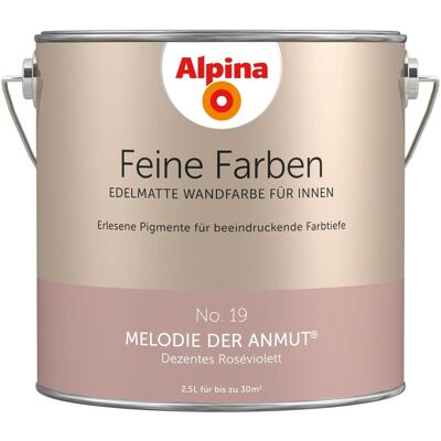 ALPINA Lila Wandfarbe No. 19 Melodie der Anmut - Innenanstrich ALPINA Lila Wandfarbe No. 19 Melodie der Anmut - Innenanstrich