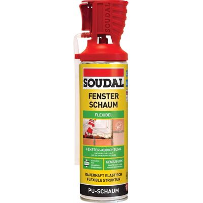 Soudal Fensterschaum Genius Gun Adapter 500 ml Soudal Fensterschaum Genius Gun Adapter 500 ml