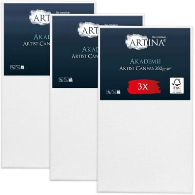 Artina Akademie Keilrahmen 80x140cm FSC 3tlg Artina Akademie Keilrahmen 80x140cm FSC 3tlg