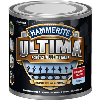 Hammerite Ultima Premium Metall-Schutzlack glänzend Rubinrot 250 ml Hammerite Ultima Premium Metall-Schutzlack glänzend Rubinrot 250 ml