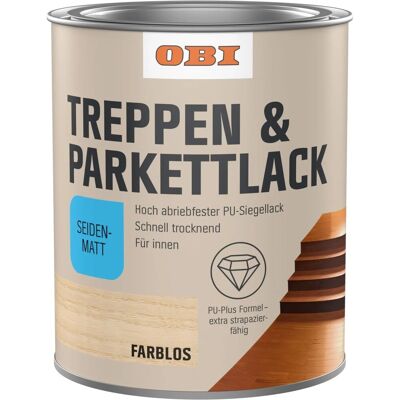 OBI Treppen- und Parkettversiegelung Transparent seidenmatt 750 ml OBI Treppen- und Parkettversiegelung Transparent seidenmatt 750 ml