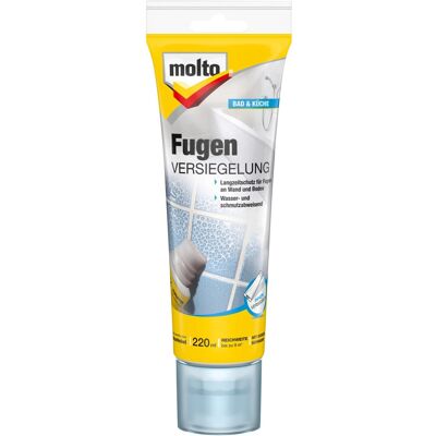 Molto Fugen Versiegelung mit Dosierschwamm 220 ml Molto Fugen Versiegelung mit Dosierschwamm 220 ml