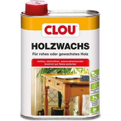 Clou Holzwachs Transparent 250 ml Clou Holzwachs Transparent 250 ml
