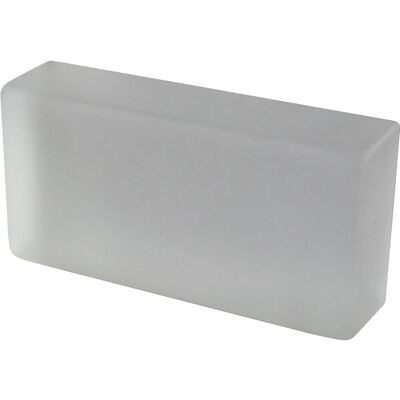 Fuchs Design Fuchs Glasstein Crystal Collection satiniert 20 cm x 10 cm x 5 cm Weiß Fuchs Design Fuchs Glasstein Crystal Collection satiniert 20 cm x 10 cm x 5 cm Weiß