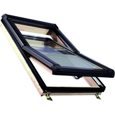 Roro Holz-Dachfenster KB4.0 VSG 94 cm x 118 cm Kiefer Roro Holz-Dachfenster KB4.0 VSG 94 cm x 118 cm Kiefer