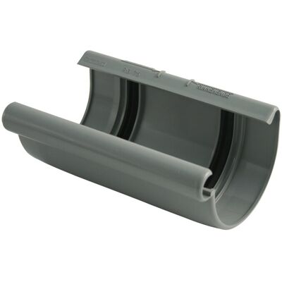Marley Dachrinnen-Verbindungsschale RG 75 Grau Marley Dachrinnen-Verbindungsschale RG 75 Grau