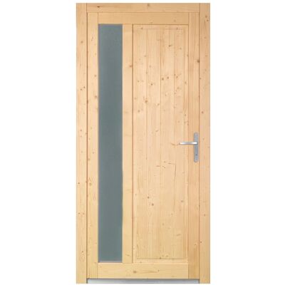 Panto Holz-Nebeneingangstür NET 511 Natur 98 cm x 198 cm DIN R Panto Holz-Nebeneingangstür NET 511 Natur 98 cm x 198 cm DIN R