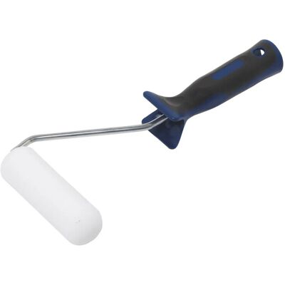 LUXTOOLS LUX-TOOLS Schaum-Roller Konvex 2K-Softgriff Schwarz-Blau 10 cm LUXTOOLS LUX-TOOLS Schaum-Roller Konvex 2K-Softgriff Schwarz-Blau 10 cm