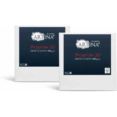 Artina Premium 3D Keilrahmen 25x25cm FSC 2tlg Artina Premium 3D Keilrahmen 25x25cm FSC 2tlg