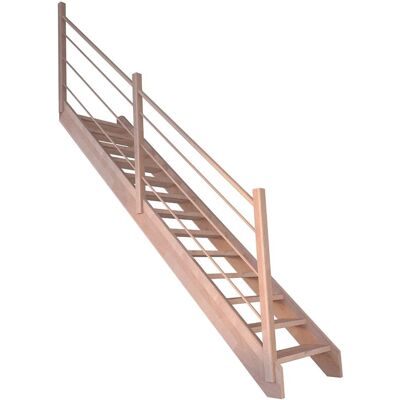 StarWood Treppen Treppe Mykonos Buche Gerade Holz-Design-Geländer Links FSC® StarWood Treppen Treppe Mykonos Buche Gerade Holz-Design-Geländer Links FSC®