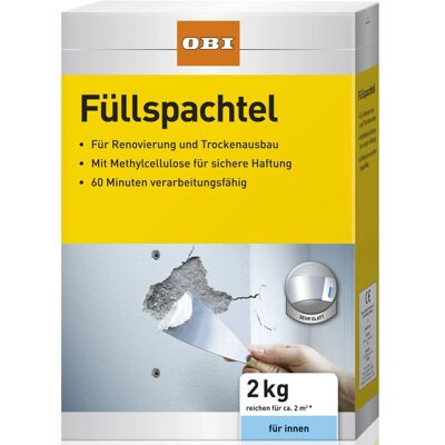 OBI Füllspachtel Weiß 2 kg OBI Füllspachtel Weiß 2 kg