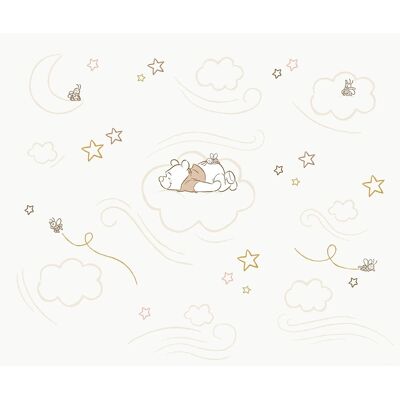 KOMAR Disney Winnie the Pooh Schlafender Bär Beigen Tapete - Tapeten KOMAR Disney Winnie the Pooh Schlafender Bär Beigen Tapete - Tapeten
