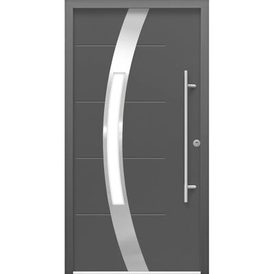 Splendoor Thermospace Sicherheits-Haustür ThermoSpace Prime Prag RC2 Anthr. 110 x 210 cm Anschlag R Splendoor Thermospace Sicherheits-Haustür ThermoSpace Prime Prag RC2 Anthr. 110 x 210 cm Anschlag R