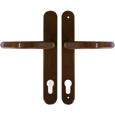 Roro Drücker-Garnitur Typ C Aluminium 72 mm Braun Roro Drücker-Garnitur Typ C Aluminium 72 mm Braun