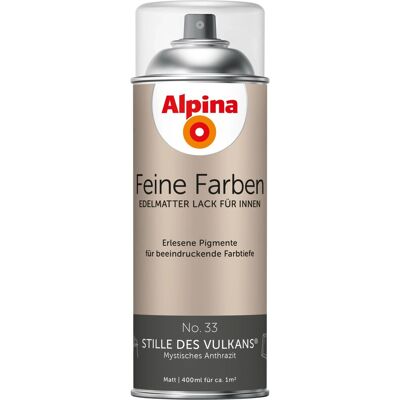 Alpina Feine Farben Sprühlack No. 33 Stille des Vulkans® edelmatt 400 ml Alpina Feine Farben Sprühlack No. 33 Stille des Vulkans® edelmatt 400 ml