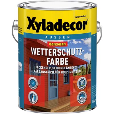Xyladecor Consolan Wetterschutzfarbe Anthrazitgrau 2,5 l Xyladecor Consolan Wetterschutzfarbe Anthrazitgrau 2,5 l