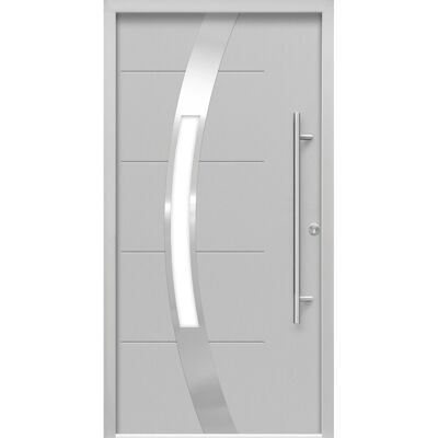 Splendoor Thermospace Haustür Thermospace Prag Prime 110 cm x 210 cm Grau Anschlag R Splendoor Thermospace Haustür Thermospace Prag Prime 110 cm x 210 cm Grau Anschlag R