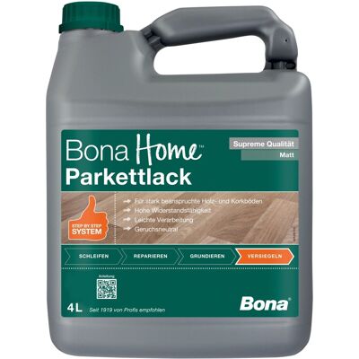 Bona Home Parkettlack Supreme matt 4 l Bona Home Parkettlack Supreme matt 4 l