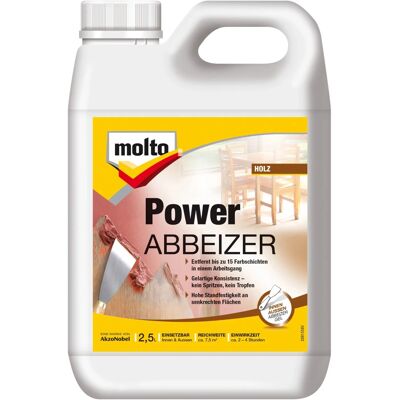 Molto Power Abbeizer Kraftlöser Gel 2,5 l Molto Power Abbeizer Kraftlöser Gel 2,5 l